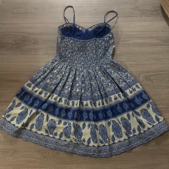 Blue print mini dress - Picture 2 of 2